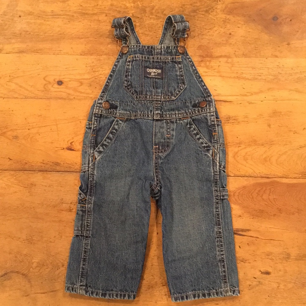 Denim overalls 6-9mo Oshkosh